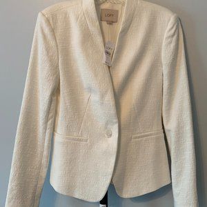 Loft- White Jacket- NWT-size 2